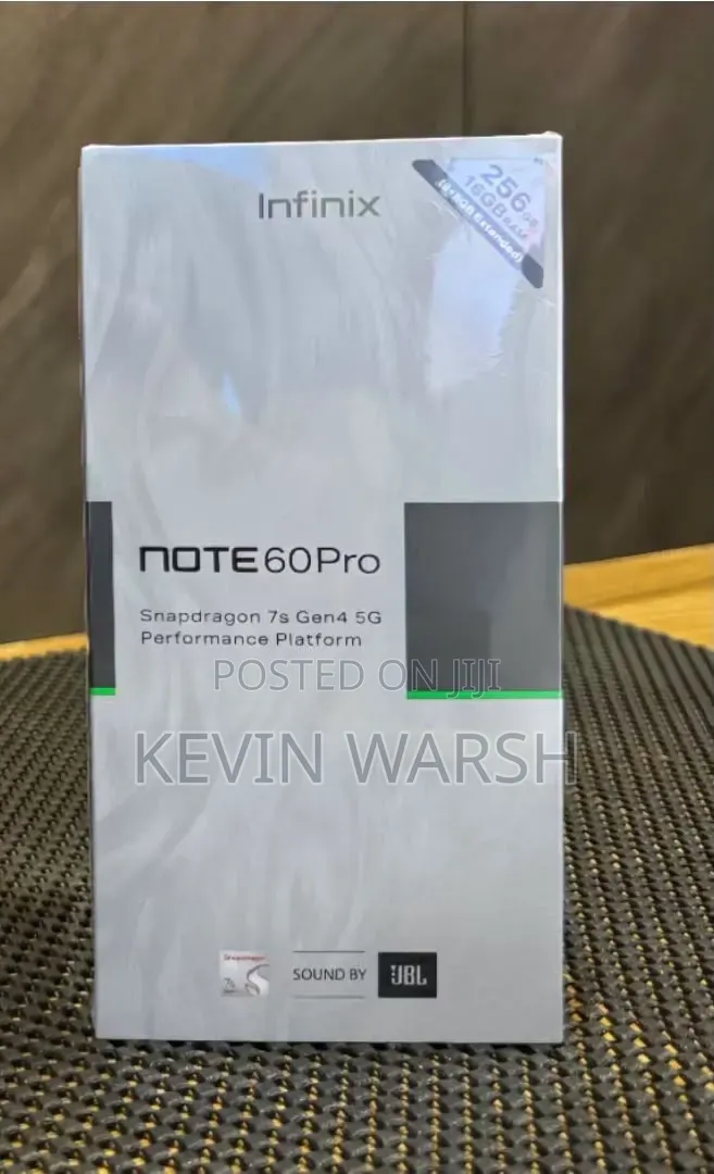 New Infinix Note 60 Pro 256 GB Black