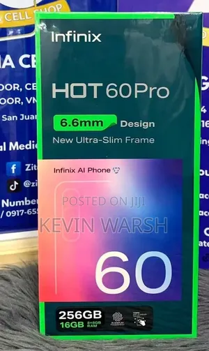 New Infinix Hot 60 Pro 256 GB Blue