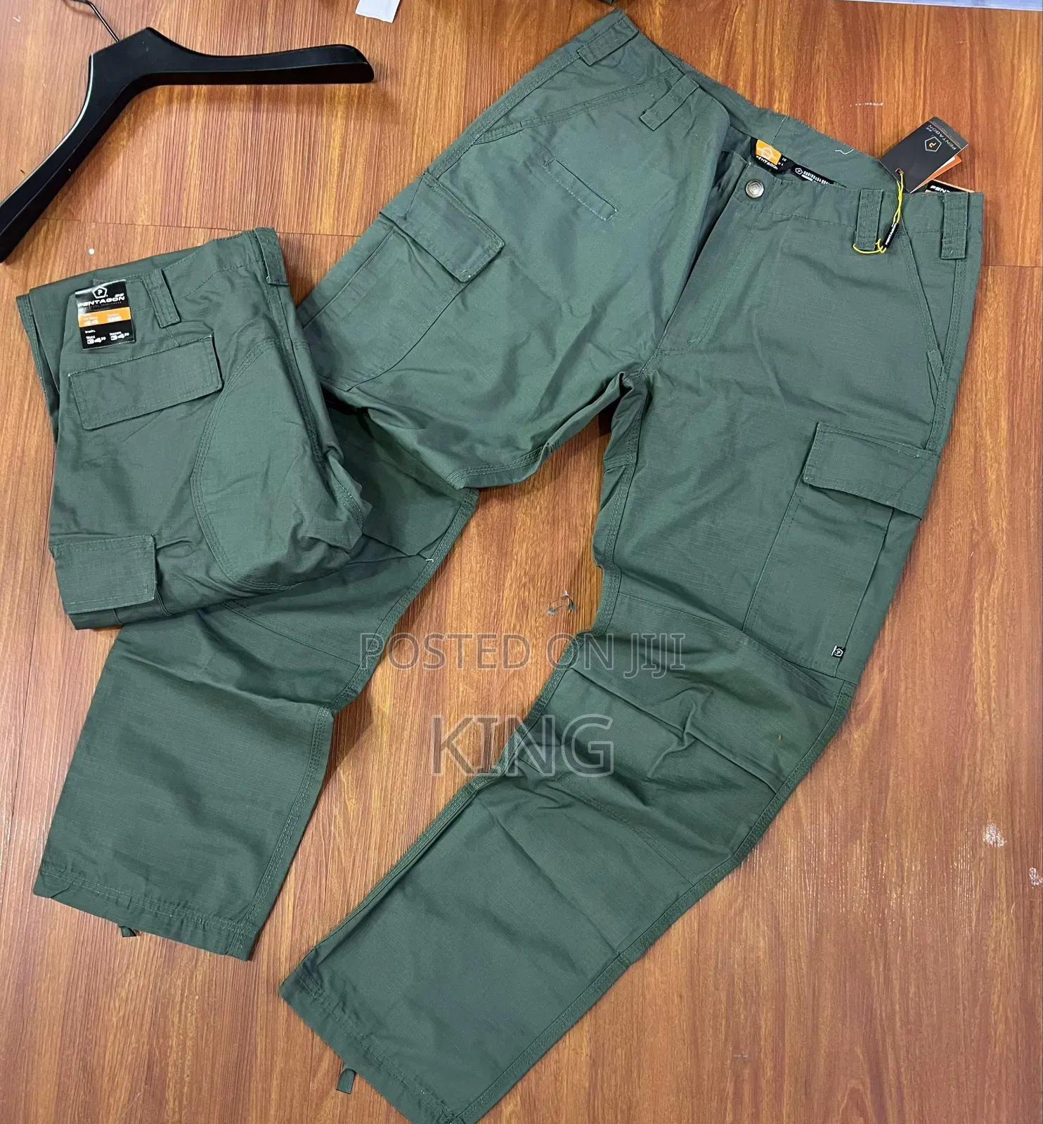 Cargo Pants.Black, Beige, Olive, Gray, and Khaki.