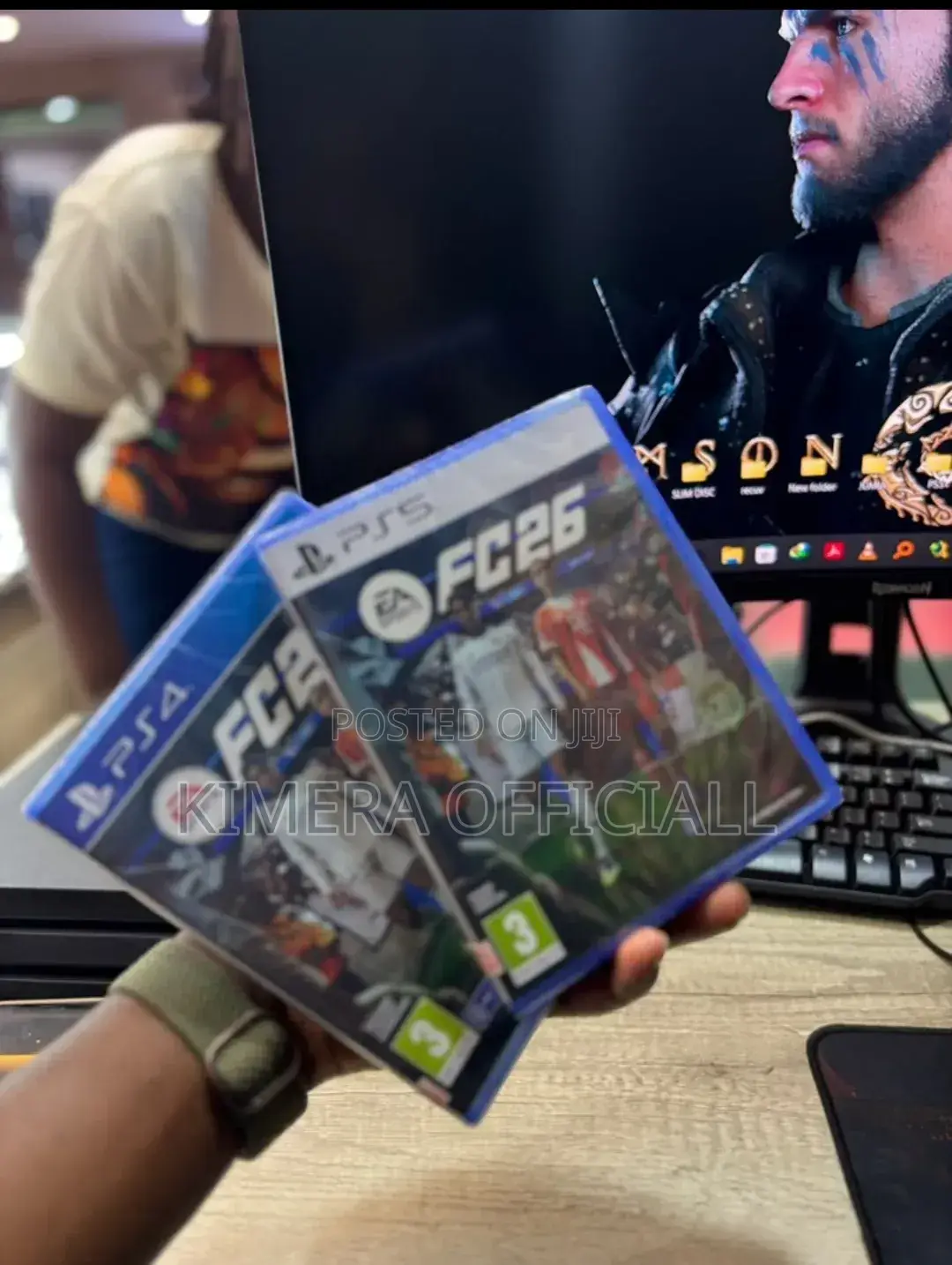 Ea Sports Fc26 Game Cd for Ps4 and Ps5. Arsenal Wins Champions League