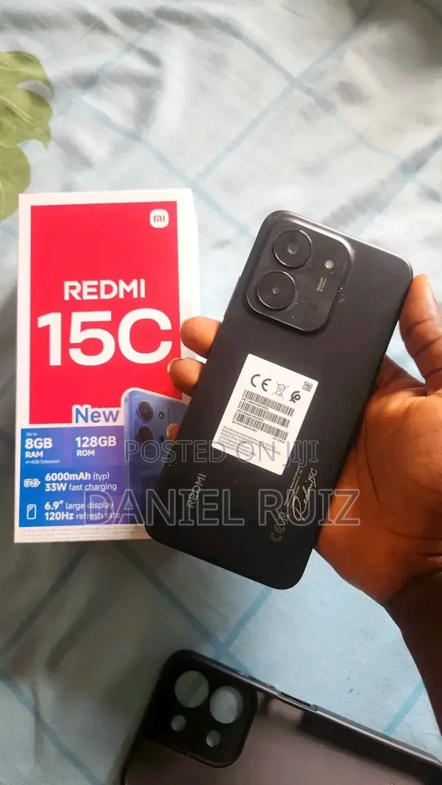New Xiaomi Redmi 15C 4G 256 GB Black