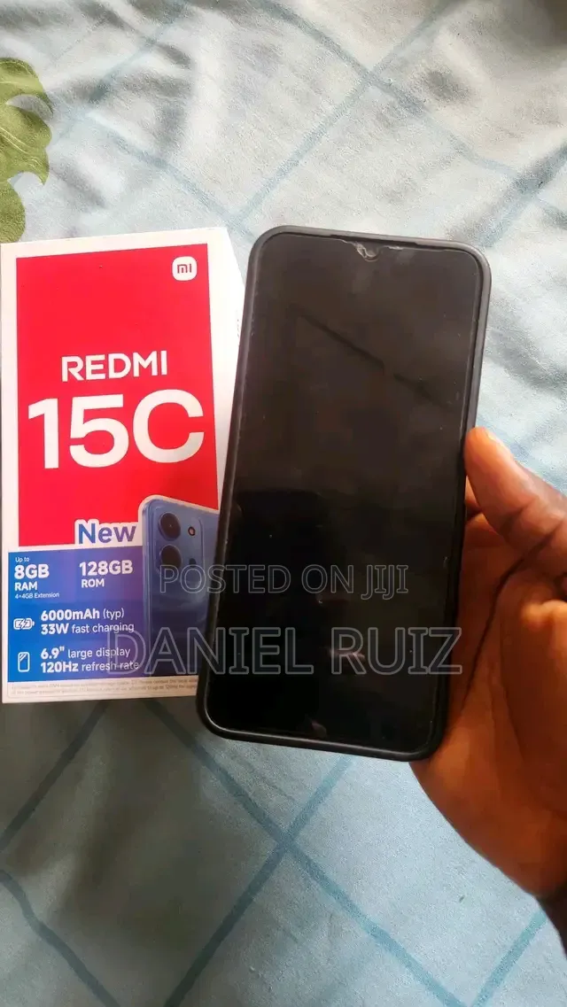 New Xiaomi Redmi 15C 4G 256 GB Black