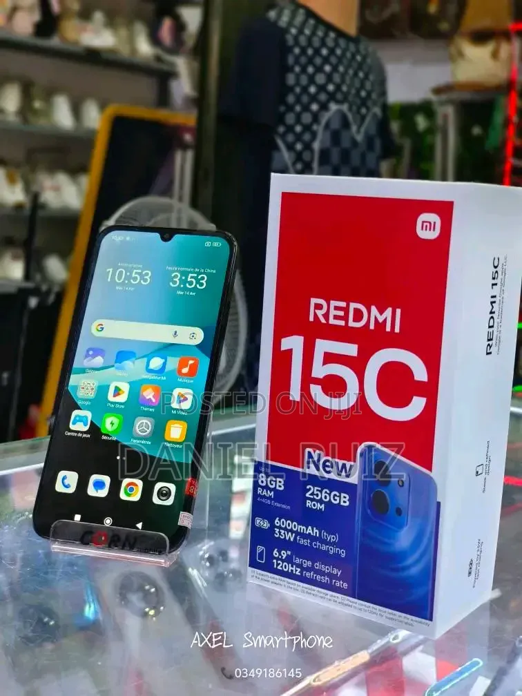 New Xiaomi Redmi 15C 4G 256 GB Black