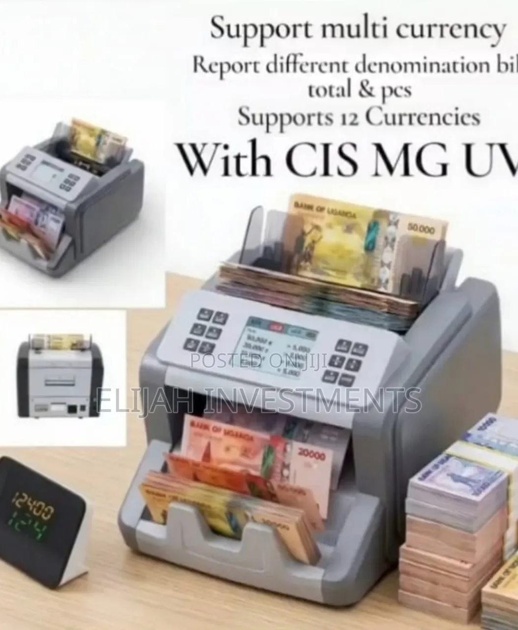 Multi-Currency Back-Loading Cis Mixed Value Bill Counter