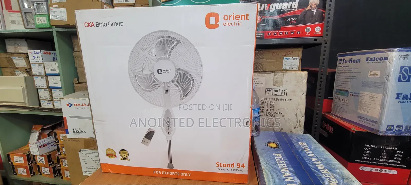 Orient Original Indian Fans With a Remote