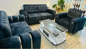 2,2,1 Chesterfield Sofa With Kno Center Table