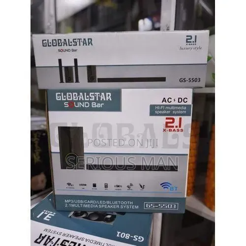 Globalstar Sound Bar 2.1 Multimedia Speaker System,