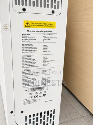 16kwh Dawnice Lifepo4 Solar System: 10kw Inverter 12x710w Panels