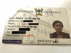 Plastic Id Printing for Makerere University, Mubs, Muk, Kyambogo, Kiu