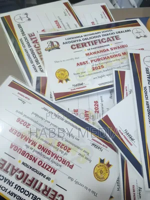 Certificate Designing and Printing.