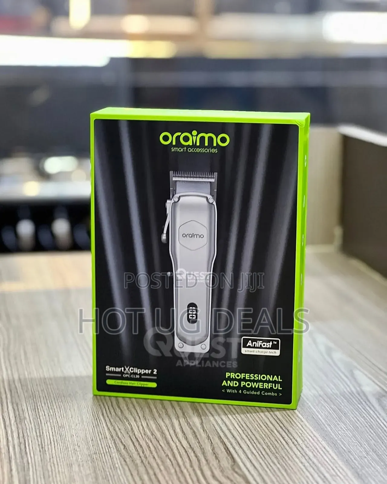 Oraimo Smart Clipper 2 Hair Clipper Rechargeable 365-Day- Silver