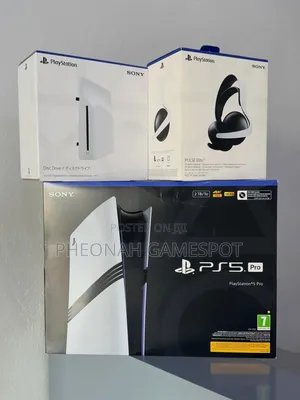 Brand New Playstation 5 Pro With a Disc Drive and Pulse Elite Headset