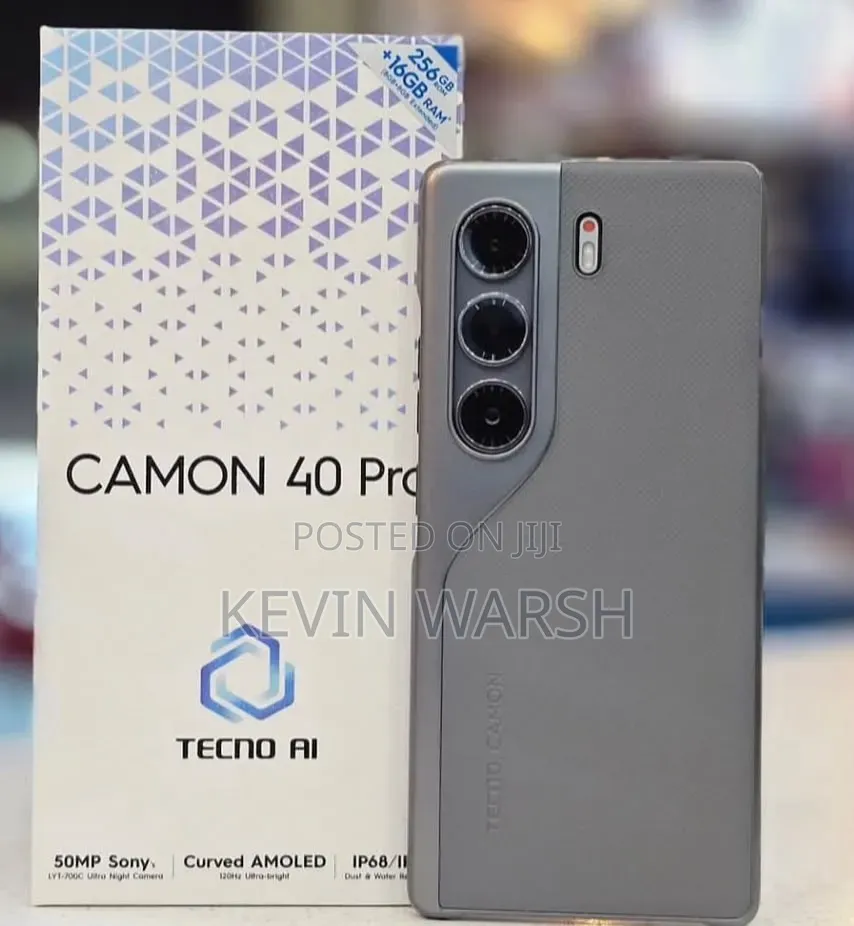 New Tecno Camon 40 Pro 4G 256 GB Black