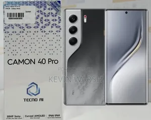 New Tecno Camon 40 Pro 4G 256 GB Black