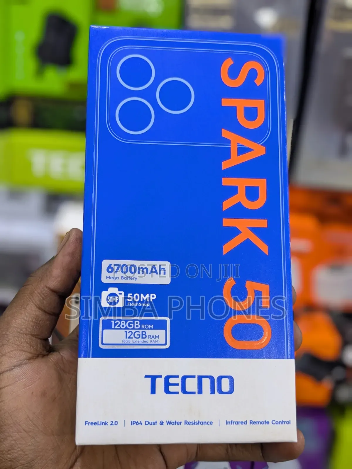 New Tecno Spark 50 128 GB Gray