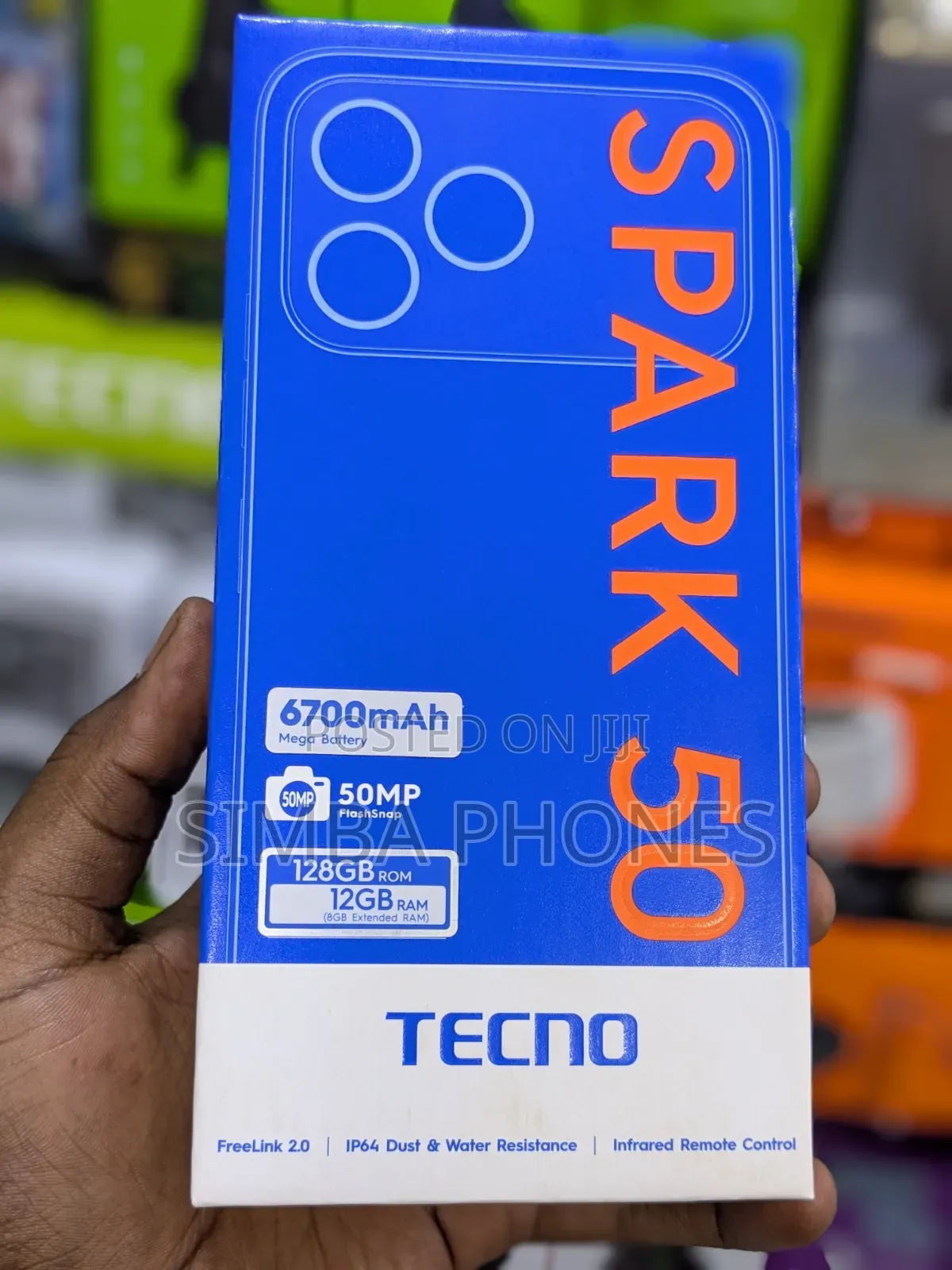 New Tecno Spark 50 128 GB Gray
