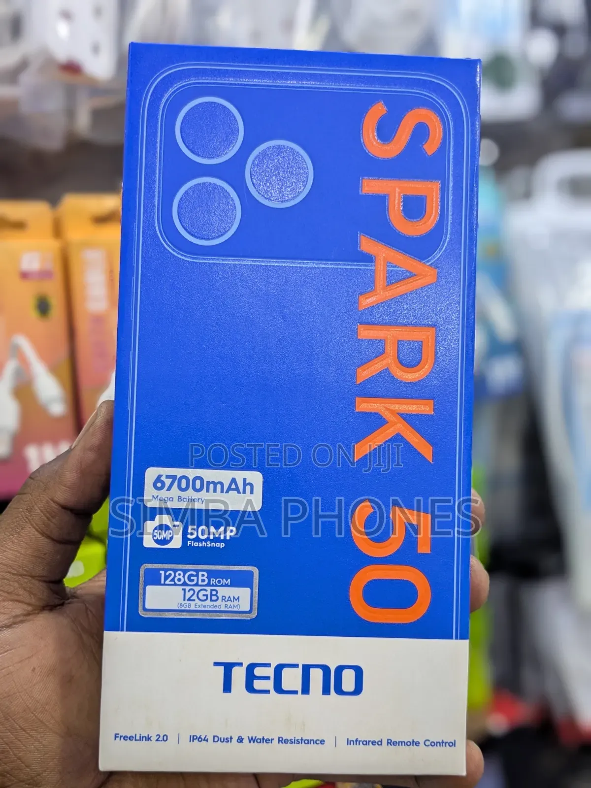 New Tecno Spark 50 128 GB White