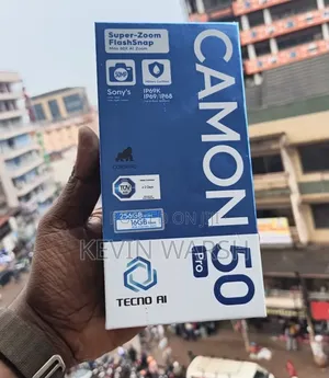 New Tecno Camon 50 Pro 256 GB Black