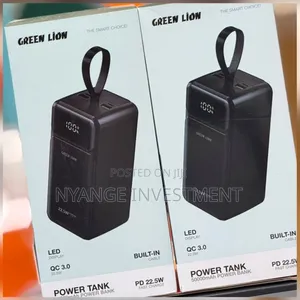 Green Lion Power Bank 50,000mah Capacity.Green Lion 50000mah Powerbank