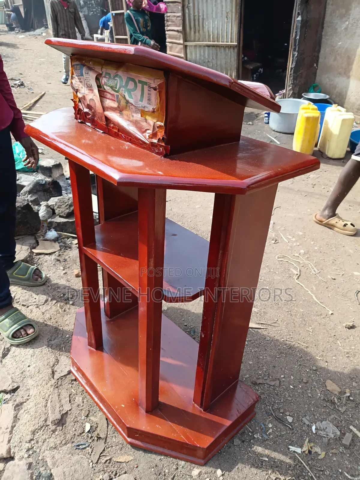 Wooden Church Pulpit