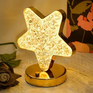 Rechargeable Star-Shaped Led Table Lamp, Model Ab-Td35