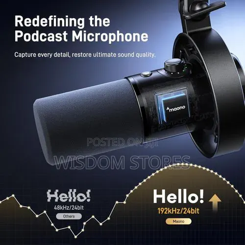 Maono Pd300x, a Dynamic Podcast Microphone