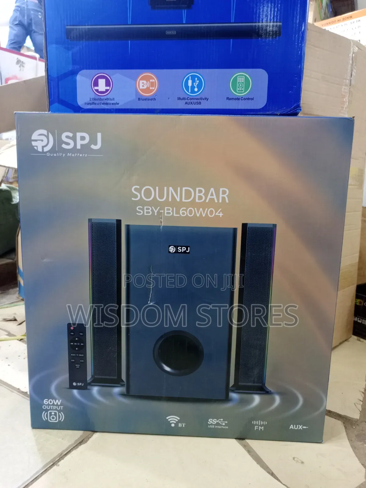SPJ Soundbar System (Model: Sby-Bl60w04).