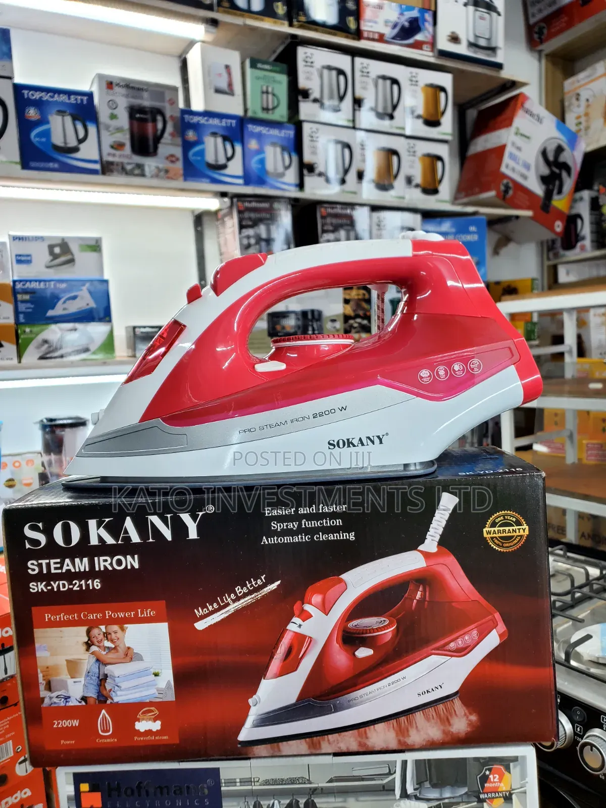 Sokany Steam Flat Iron
