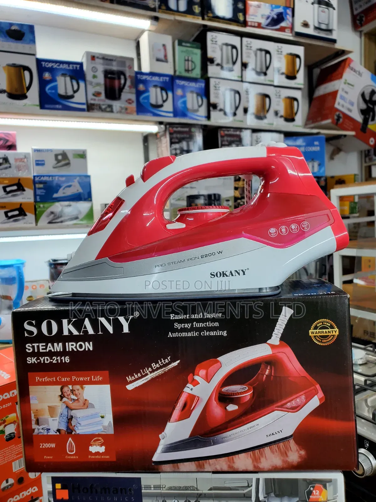 Sokany Steam Flat Iron