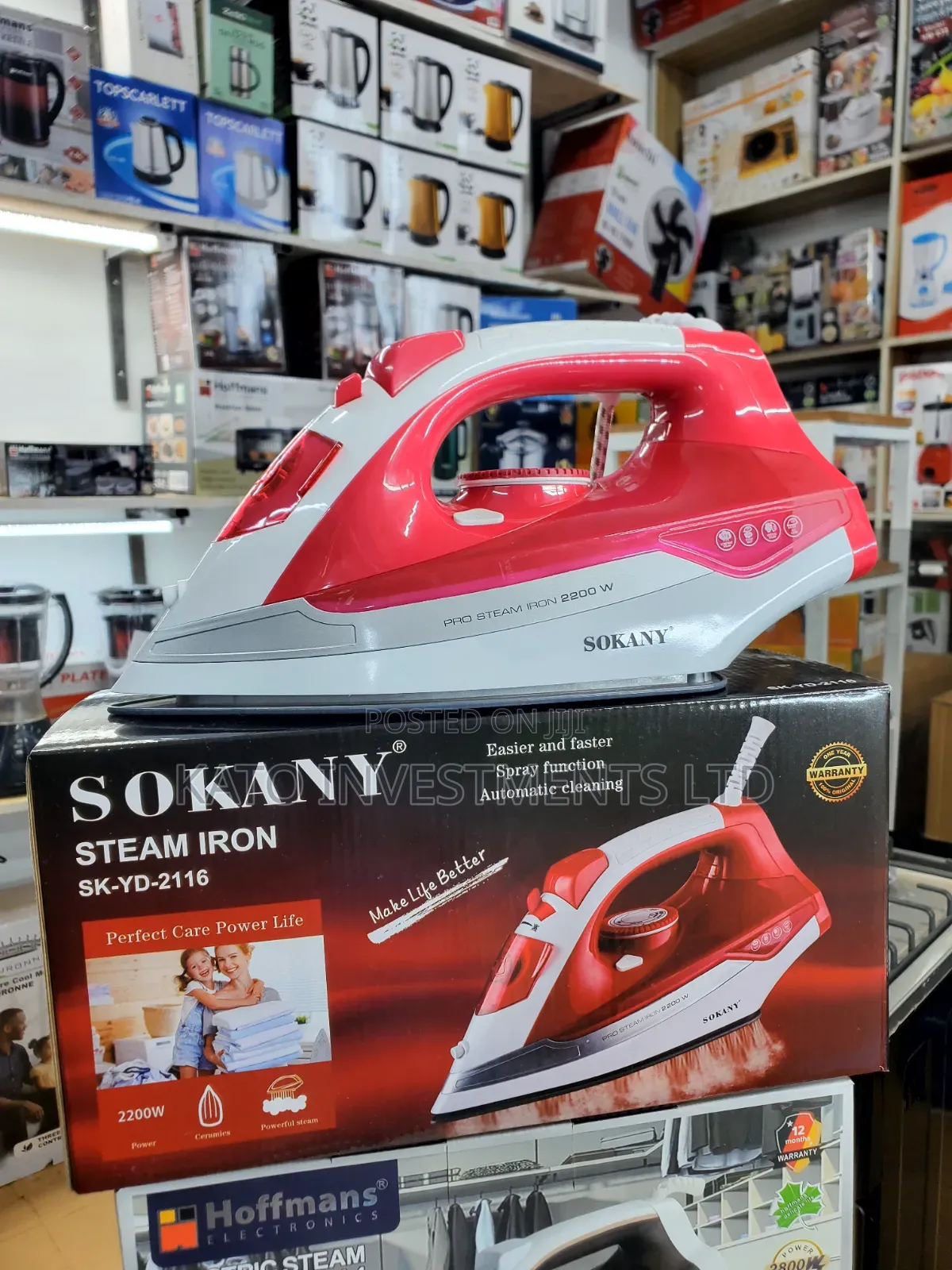 Sokany Steam Flat Iron