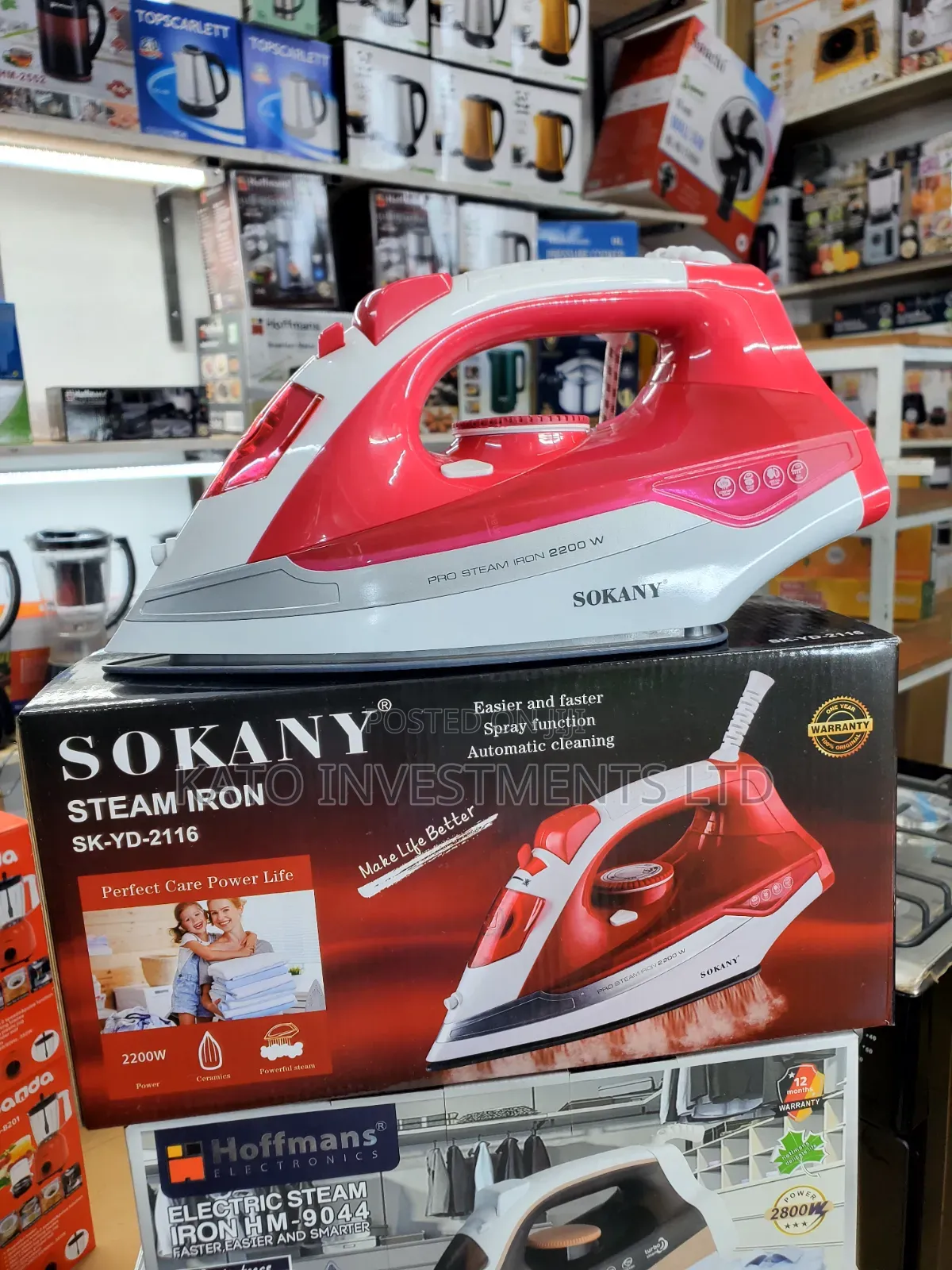 Sokany Steam Flat Iron