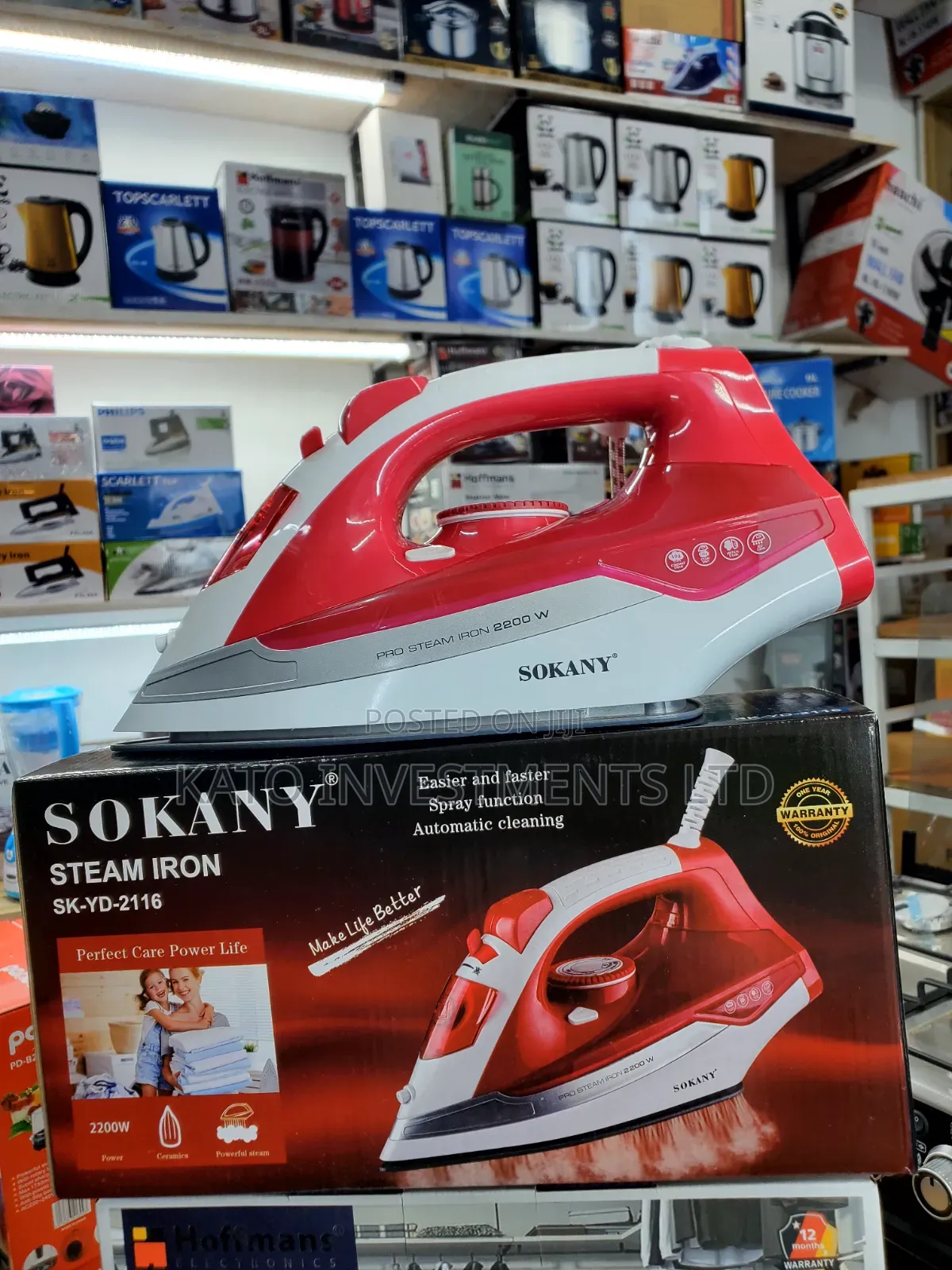 Sokany Steam Flat Iron