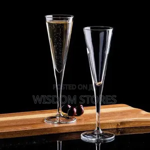 Crystal v-Line Champagne Flutes - DZN