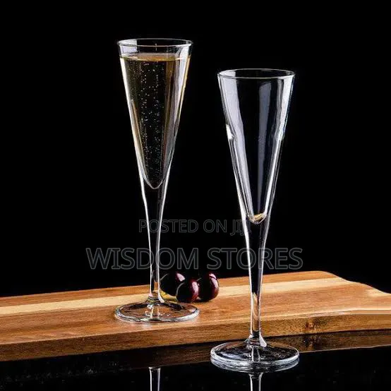 Crystal v-Line Champagne Flutes - DZN
