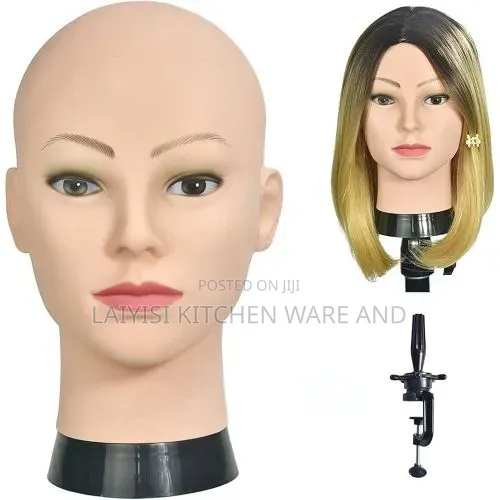 Professional Cosmetology Training Mannequin Head - Multicolor
