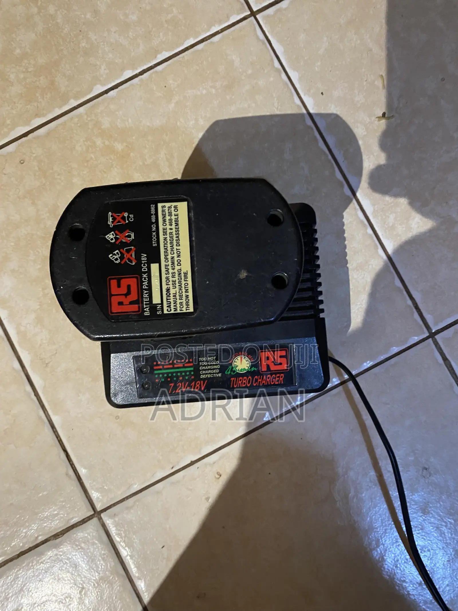 Rs Drill Machine With Two Batteries and a Charger