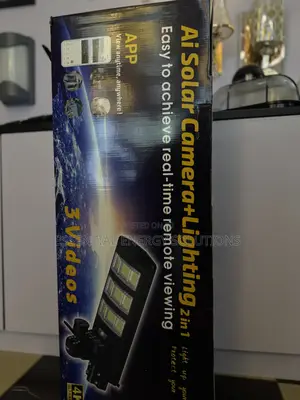 2 In 1 Ai Solar Camera + Lighting