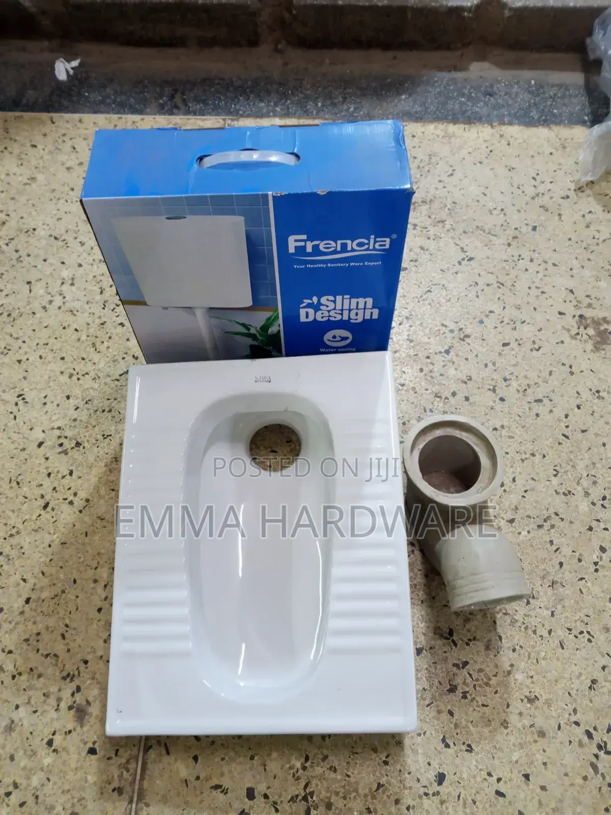 Toilet Squatting Pan With Cristina Press or P Trap (Good Quality)
