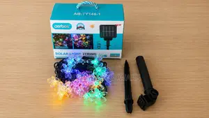 Aerbes Ab-Ty148-1 Solar Flower String Lights Multi-Colour Garden Decor
