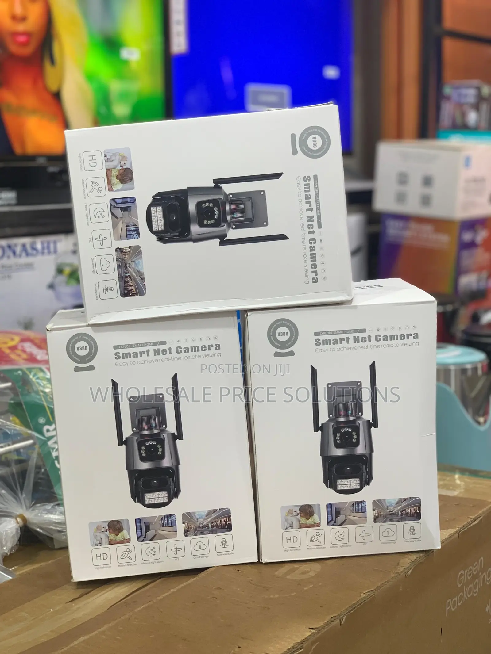 Dual Lense PTZ Wi Fi Camera