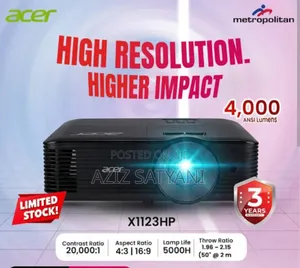 Acer X1123hp Is a Bright, DLP Projector for Meeting Rooms,And Business
