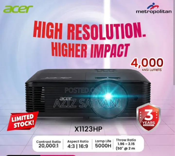 Acer X1123hp Is a Bright, DLP Projector for Meeting Rooms,And Business