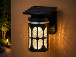 Solar Garden Wall Lights 4 Designs Outdoor Waterproof Fence Lamps