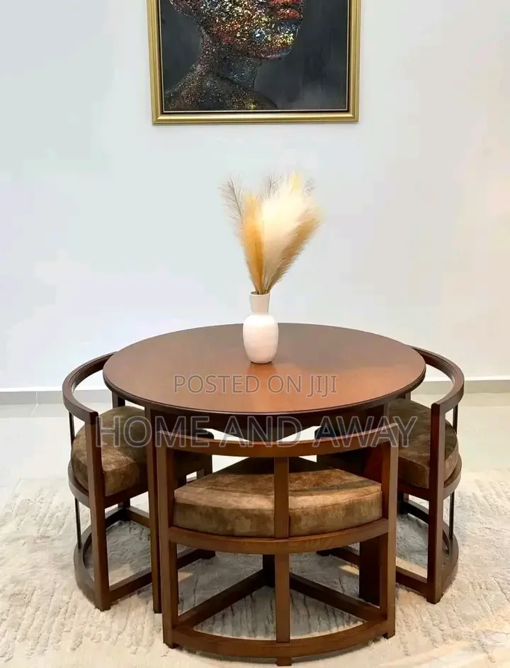 4 Seaters Transitional Round Dining Sets Any Colour From 2,000,000/-