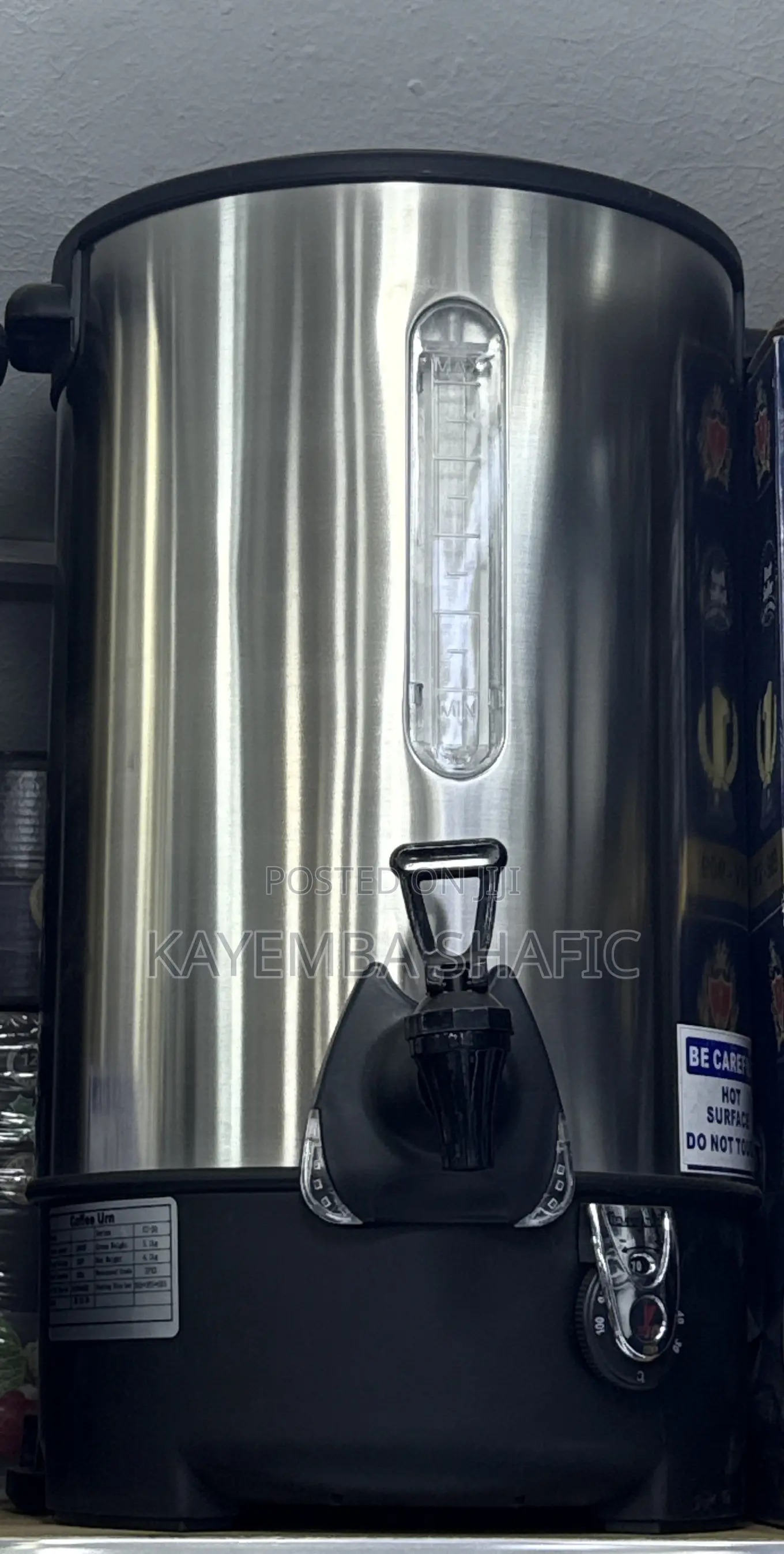 30l Commercial Electric Coffee Urn Hot Water Boiler