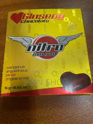 Nitro Ginseng Chocolate for Men. 1 Pc.Get 2pcs of Condom for Free.