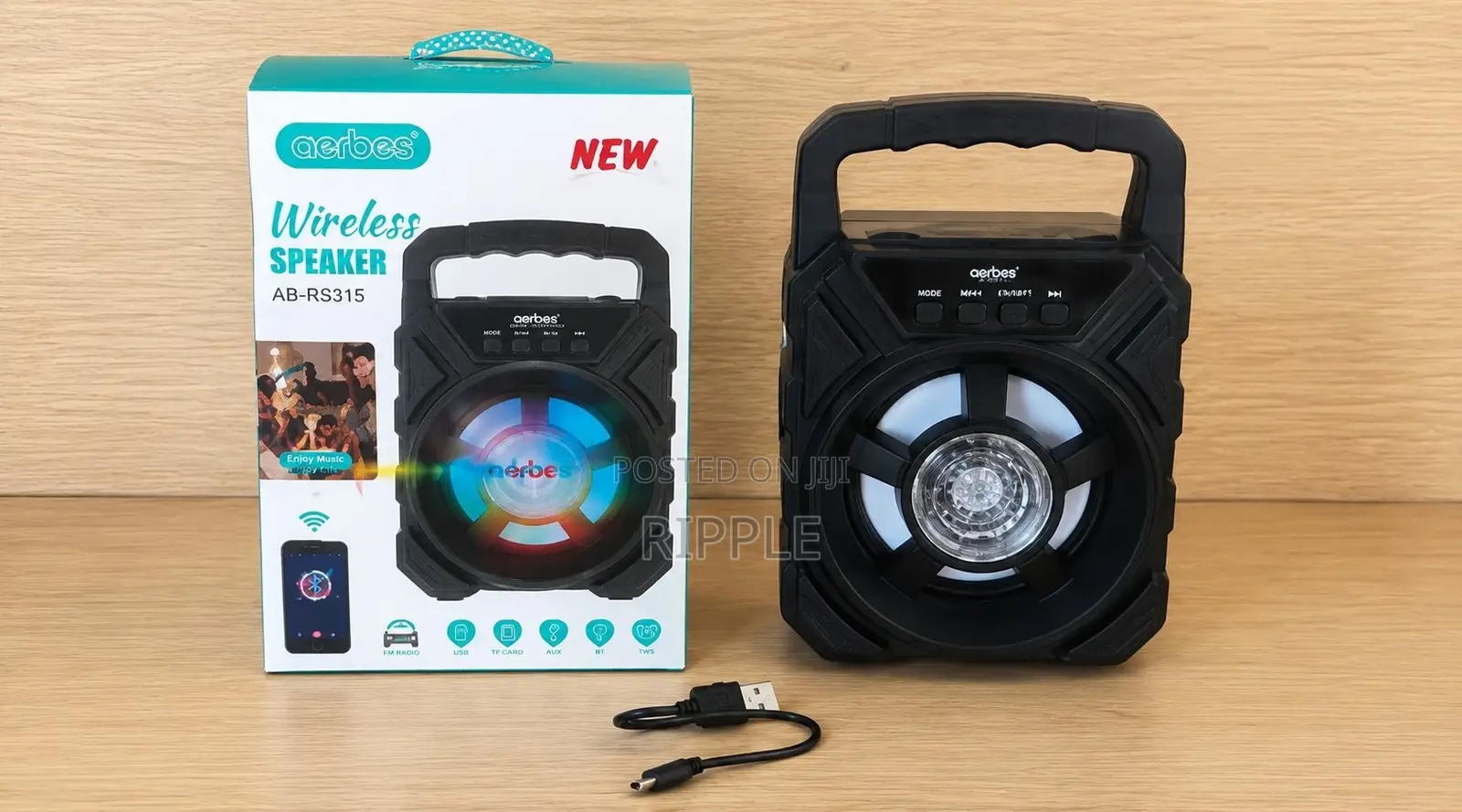 Portable Bluetooth Speaker Aerbes Ab-Rs315