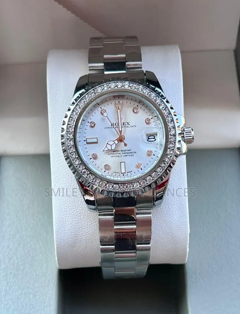 White Face Women's Original Rolex Wrist Time Piece