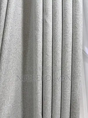 Gray Plain Curtains