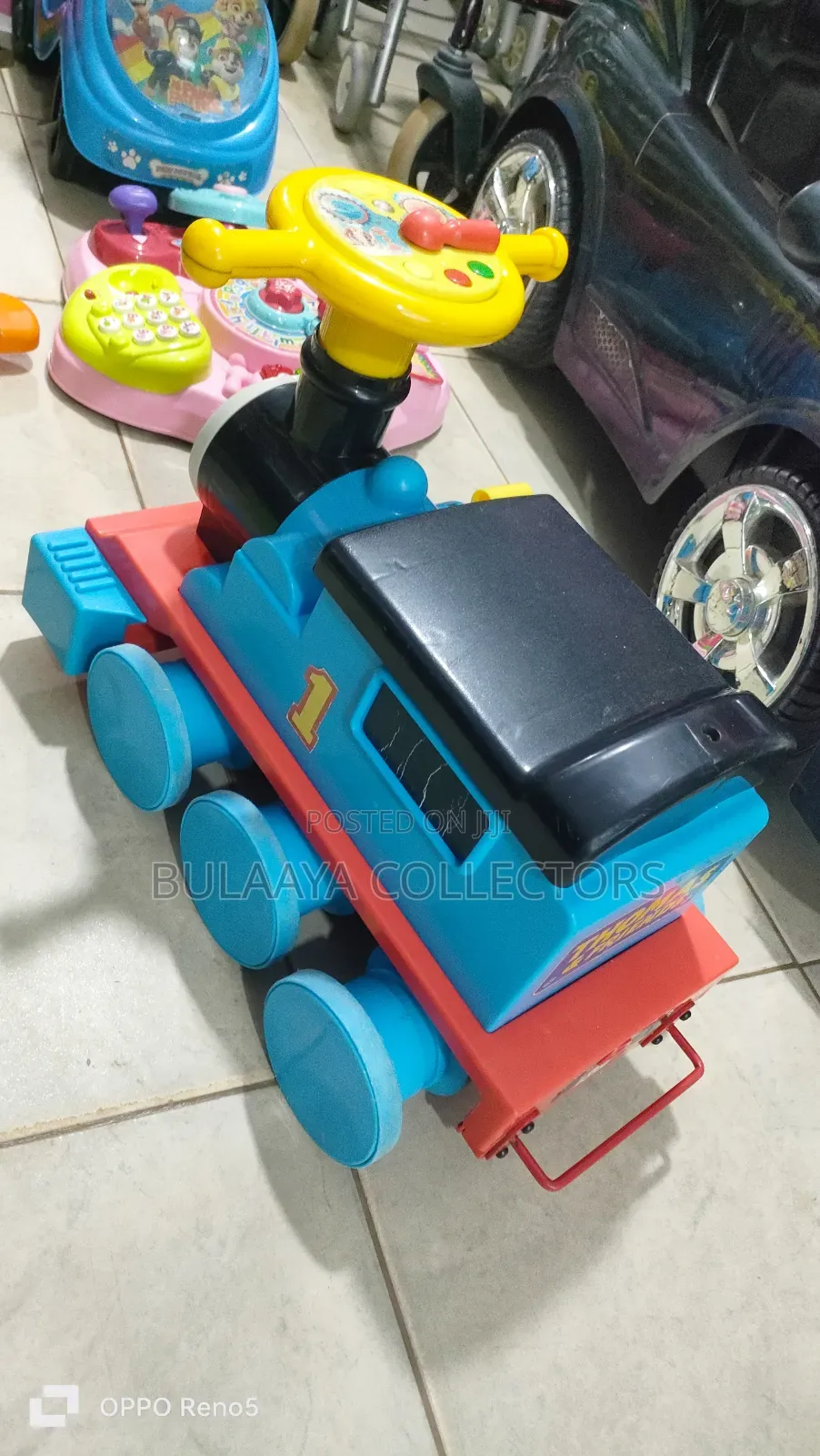 Uk Used Thomas Friends Battery-Operated Ride-on Toy Train.